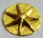 a gold leaf detail