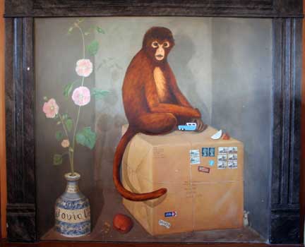 monkey mural